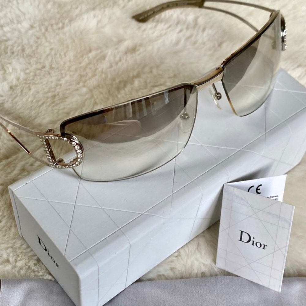 ISO Dior Rhinestone Sunglasses! DO NOT BUY!